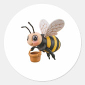 Rond Sticker Buzzy Bee Haven (Devant)
