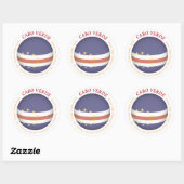 Rond Sticker Cabo Verde (Feuille)