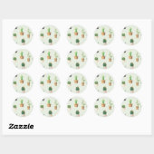 Rond Sticker Cactus (Feuille)