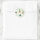 Rond Sticker Cactus (Sac)