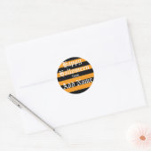 Rond Sticker cadeau Halloween (Enveloppe)