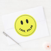Rond Sticker Cadeau Sourires (Enveloppe)