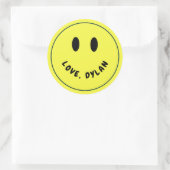 Rond Sticker Cadeau Sourires (Sac)