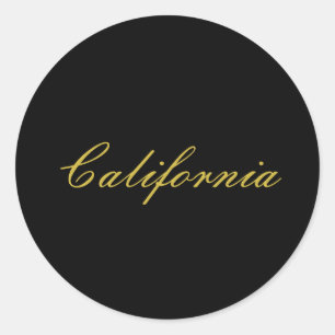 Rond Sticker californien