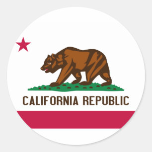 Rond Sticker californien