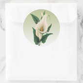 Rond Sticker Calla Lilies (Sac)