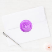 Rond Sticker Camellia Violet (Enveloppe)