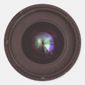 Rond Sticker Caméra caché (Devant)