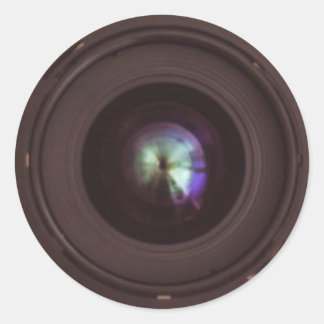 Rond Sticker Caméra caché