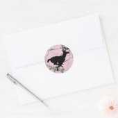 Rond Sticker Camo Rose (Enveloppe)