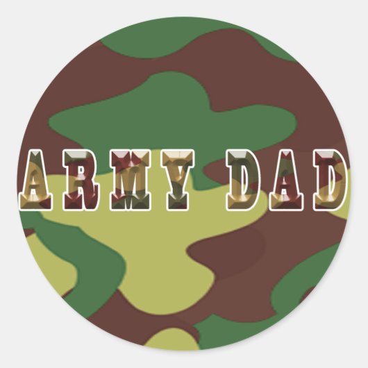 Rond Sticker Camouflage (Devant)