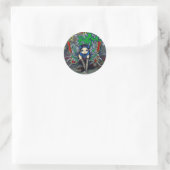 Rond Sticker "Camouflage #1" (Sac)