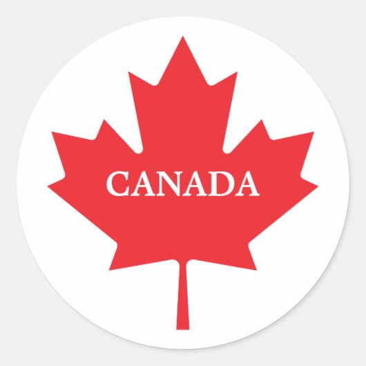 Rond Sticker CANADA (Devant)