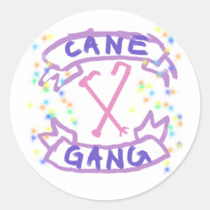 Rond Sticker Cane Gang