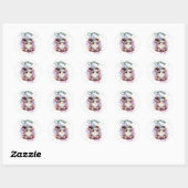 Rond Sticker Capricorne Gnomoscope (Feuille)