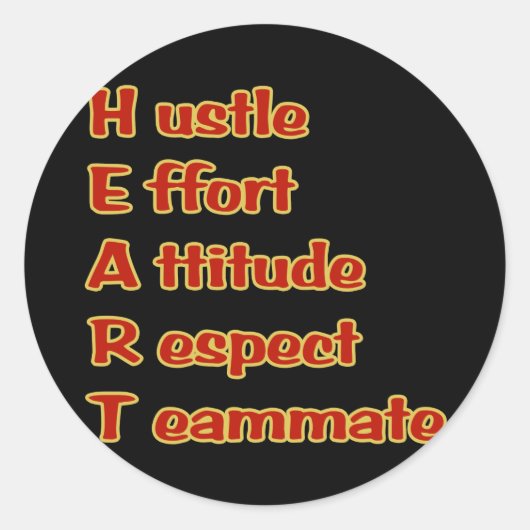 Rond Sticker cardiaque (Devant)