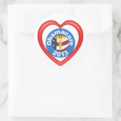 Rond Sticker cardiaque Obamacare (Sac)