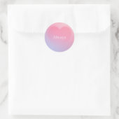 Rond Sticker cardiaque "Toujours" (Sac)