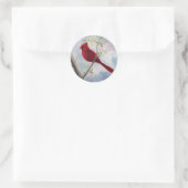Rond Sticker cardinal (Sac)
