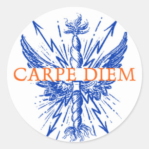 Rond Sticker Carpe Diem