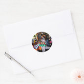 Rond Sticker carrousel (Enveloppe)