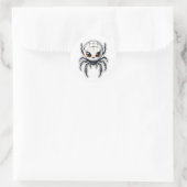 Rond Sticker Cartoon Spider - Un Arachnid Amical (Sac)