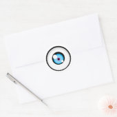 Rond Sticker Cartoony Eye 03 (Enveloppe)