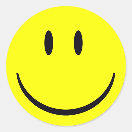 Rond Sticker Casquette d'étendue, Visage classique (Devant)