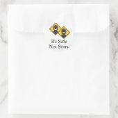 Rond Sticker Casquette dur - Sécurité (Sac)