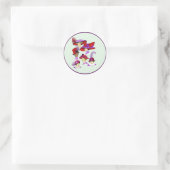Rond Sticker Casquette rouge (Sac)