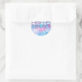 Rond Sticker Cercle High Fi Dream (Sac)