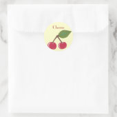 Rond Sticker cerise (Sac)