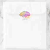 Rond Sticker Cerveau (Sac)
