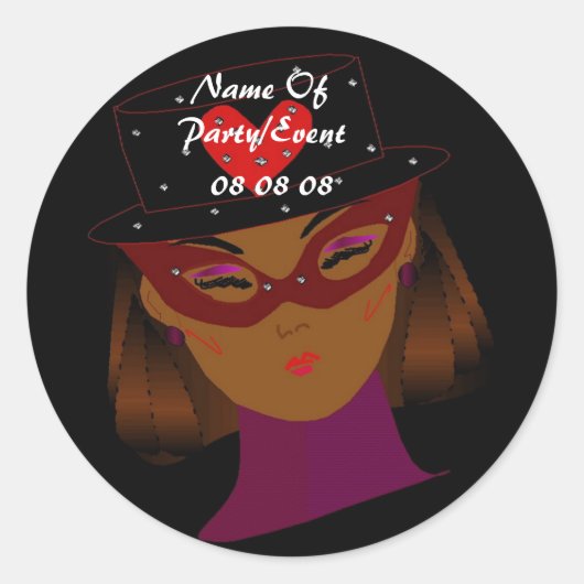 Rond Sticker "C'est mon parti" (Devant)