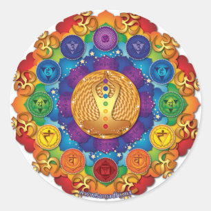 Rond Sticker chakras