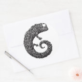Rond Sticker Chameleon (Enveloppe)