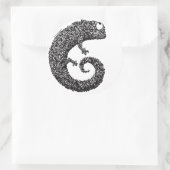 Rond Sticker Chameleon (Sac)