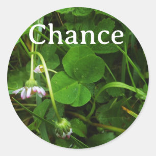 Rond Sticker Chance