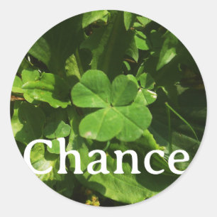 Rond Sticker Chance