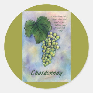 Rond Sticker Chardonnay Wine Raisins & Description