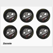 Rond Sticker Charlie & Amanda Lrg 02 (Feuille)