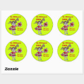 Rond Sticker Cheerled personnalisé (Feuille)