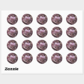 Rond Sticker Cherry Blossoms (Feuille)