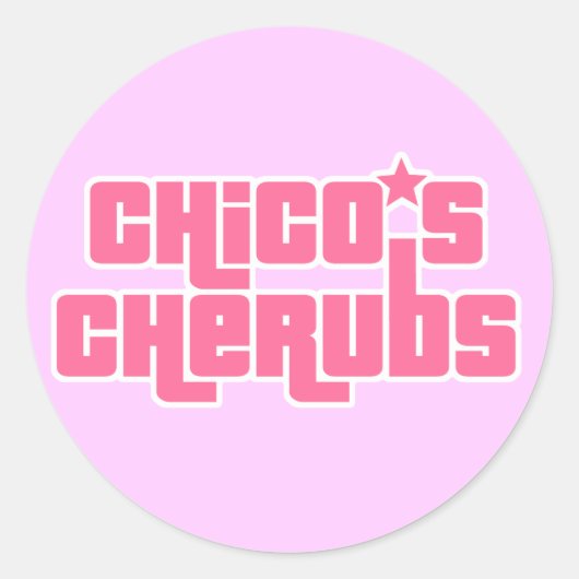 Rond Sticker Cherubs de Chico (Devant)