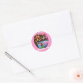 Rond Sticker Cheshire Cat (Enveloppe)