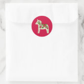 Rond Sticker Cheval à coudre (Sac)