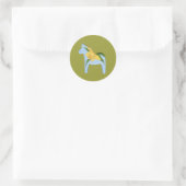 Rond Sticker Cheval Daffodique (Sac)