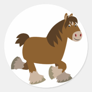Rond Sticker Cheval de Shire