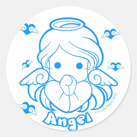 Rond Sticker Chibi Angel (Devant)