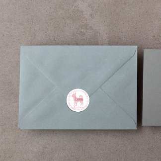 Rond Sticker Chihuahua - Cadeau rose Pastel personnalis